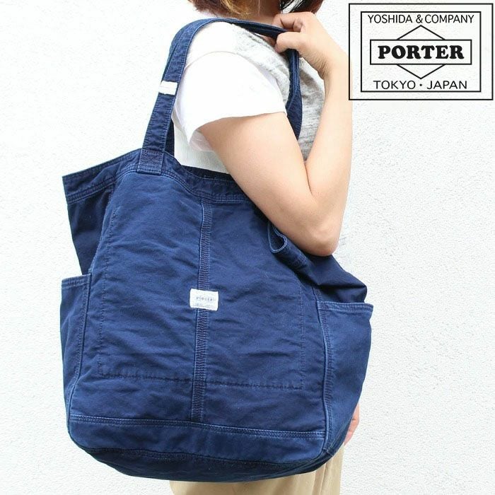 PORTER ポーター ディープブルー トートバッグ | TOZAI NANBOKUYA