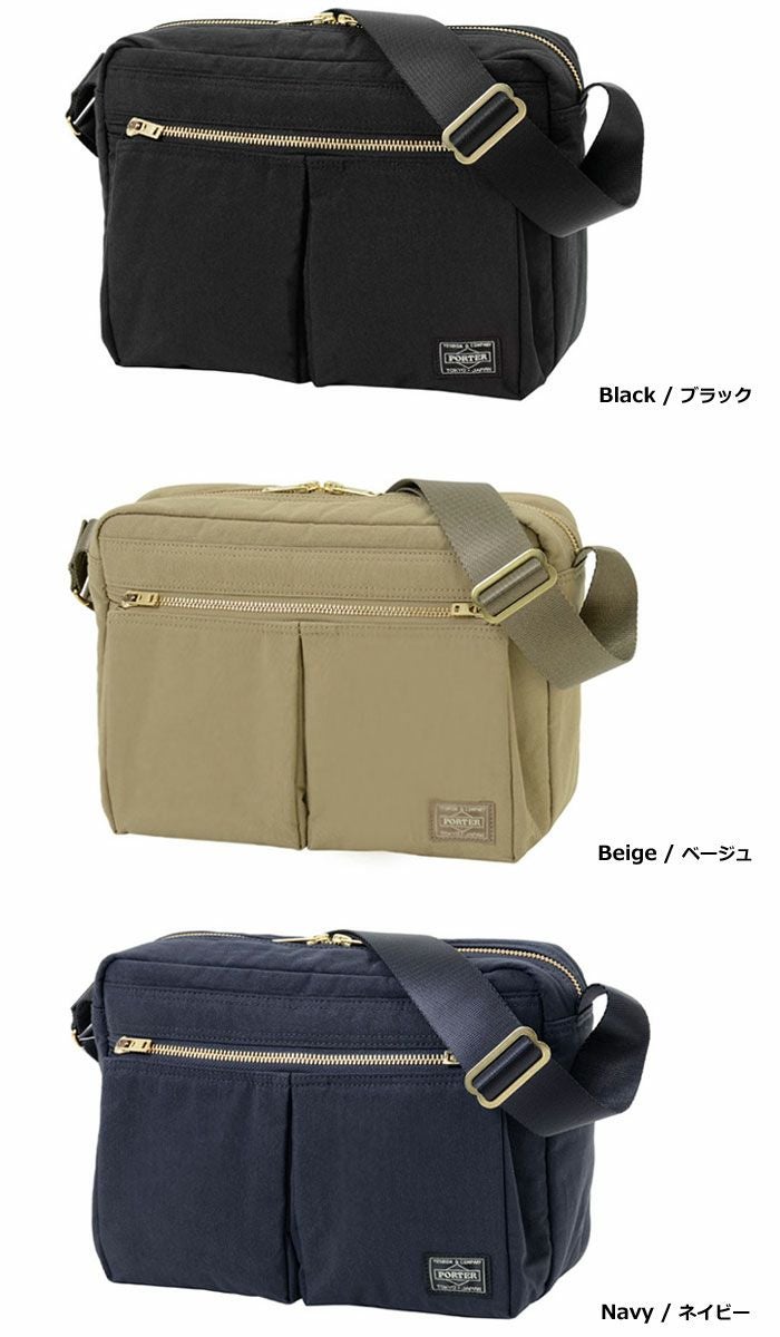 美品　ポーター　PORTER　ドラフト　ショルダーバッグ　ボディバッグ　紺 ポーター ドラフト ショルダーバッグ(S) 656-06174 吉田カバン