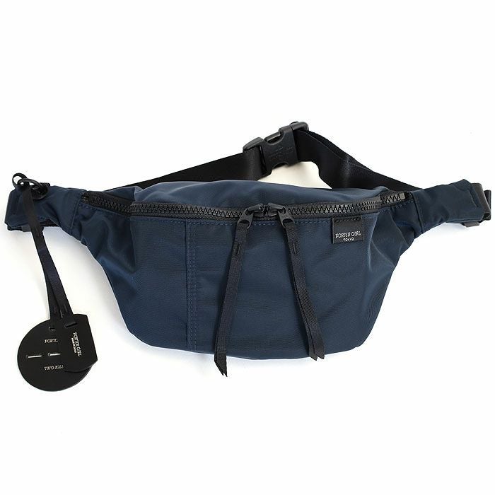 PORTERのコットン藍染ウオシャー加工ポシェット&ウエスト PORTER