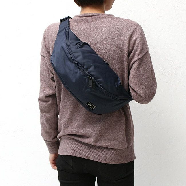 美品✨ PORTER ポーター FLASH WAIST BAG NAVY PORTER ポーター フラッシュ ウエストバッグ 689-05942 吉田カバン