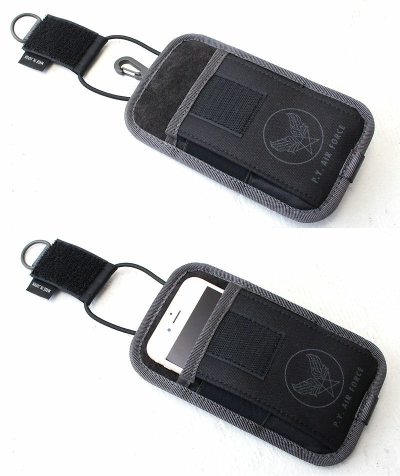 【美品】PORTER P.Y. AIR FORCE デバイスホルダー ブラック PORTER ポーター フライングエース デバイスホルダー | TOZAI NANBOKUYA