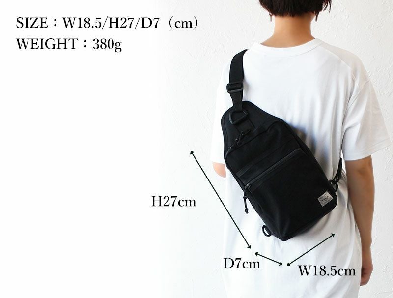 PORTERブラック ボディバッグ　スリングショルダーバッグ PORTER ポーター ユニット スリングショルダーバッグS | TOZAI NANBOKUYA