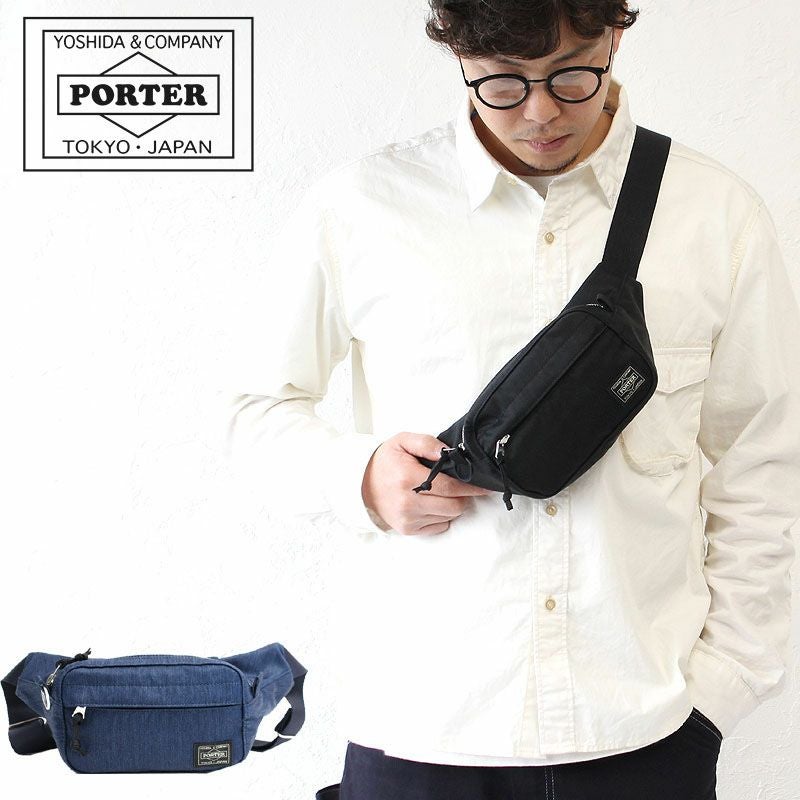 PORTER ポーター デニム ウエストバッグS | TOZAI NANBOKUYA