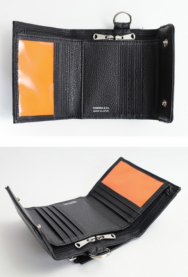 PORTER ポーター CALM WALLET カーム 財布　黒 ポーター PORTER ポーター カーム ウォレット 041ー03121 二つ折り財布