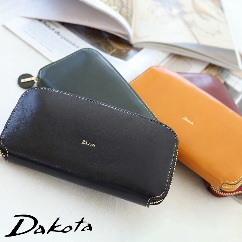 Dakota チェルキオ小銭入れ付き長財布ラウンドファスナー式 Dakota（ダコタ） 長財布 本革 ラウンドファスナー チェルキオ