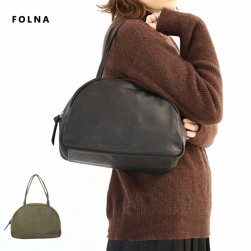 FOLNA RD LINE ソフトレザー ボストンバッグ M | TOZAI NANBOKUYA