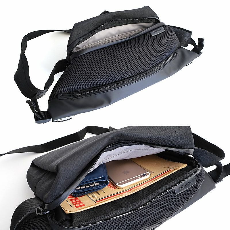 Cote&Ciel ボディバッグ cote&ciel コートエシエル Orne Smooth Black ショルダー ボディバッグ