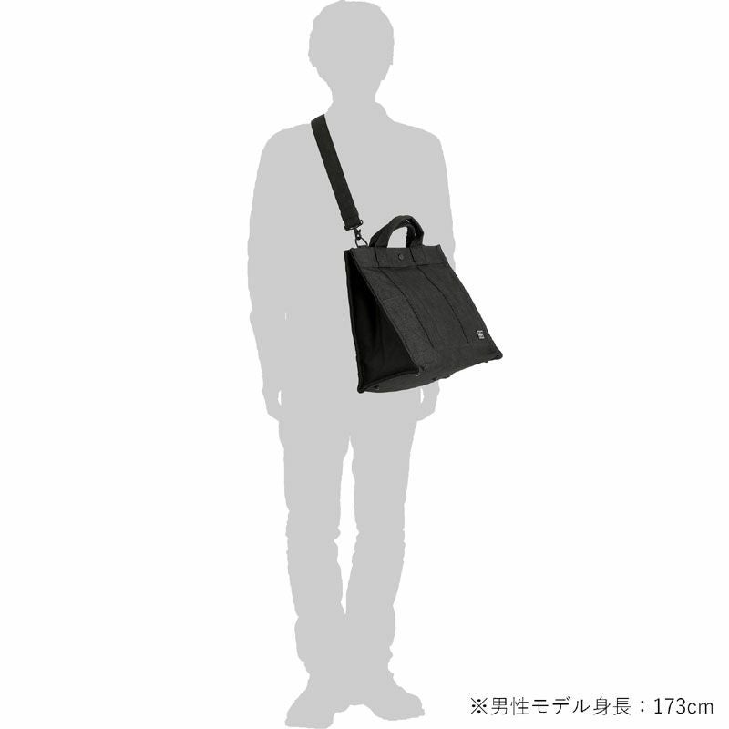 ポーター　スモーキー トートバッグ　Sサイズ　ブラック ポーター スモーキー 2WAYトートバッグ 592-27627 PORTER SMOKY 2WAY