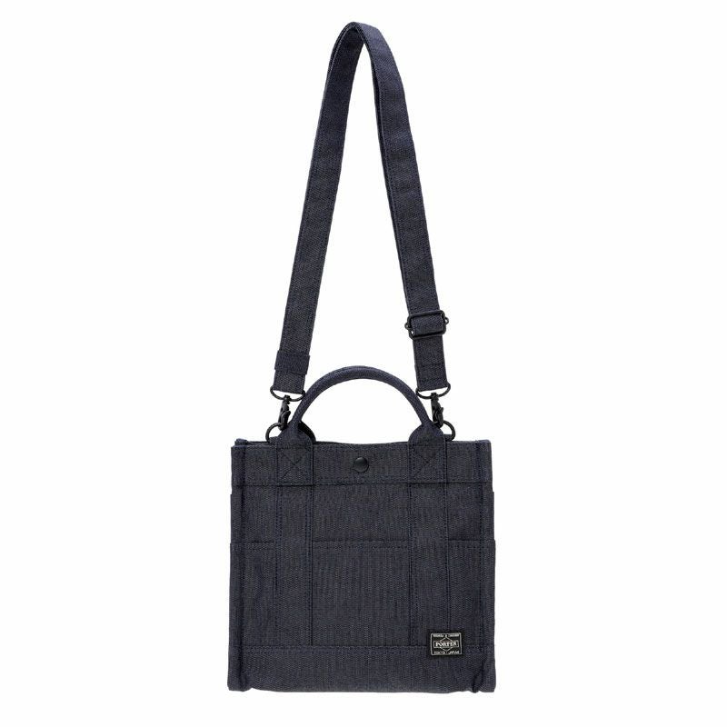 美品　PORTER ポーター スモーキー トートバッグ　ブラック S ポーター スモーキー 2WAYトートバッグ（S） 592-27628 PORTER SMOKY