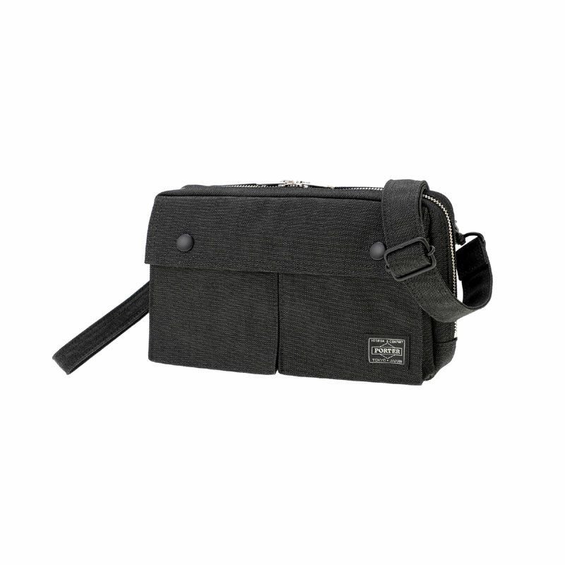 PORTER ブラック　ポーター スモーキー ボディバッグ ポーター スモーキー ショルダーバッグ 592-27629 PORTER SMOKY