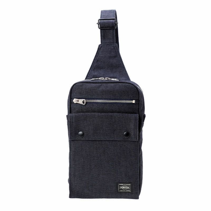 美品 ポーター PORTER スモーキー ボディバッグ スリング ショルダー ポーター スモーキー スリングショルダーバッグ 592-27531 PORTER