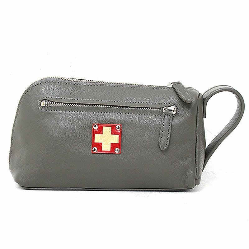 木の庄帆布 ラウンドポーチ | TOZAI NANBOKUYA