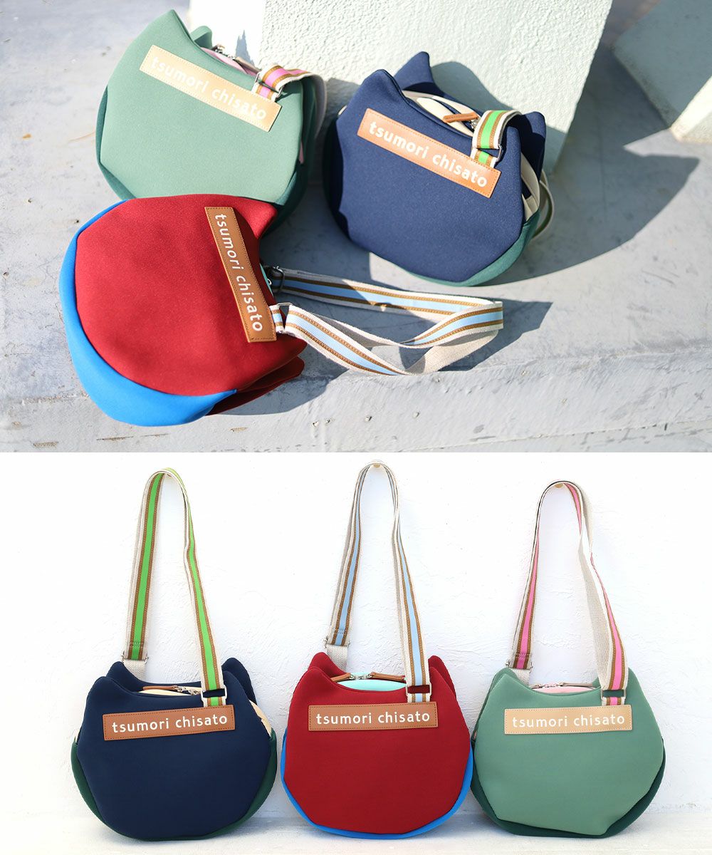 tsumori chisato CARRY ネコかおウレタン ショルダーバッグ | TOZAI