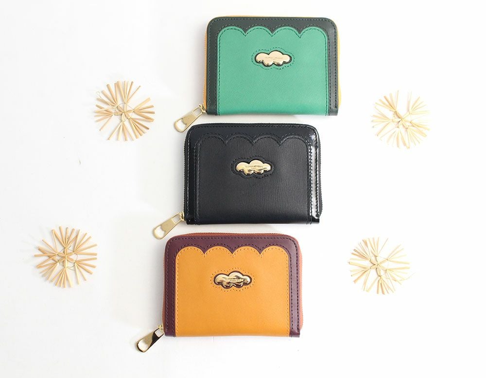 tsumori chisato CARRY スカラップコンビ 二つ折財布 | TOZAI NANBOKUYA