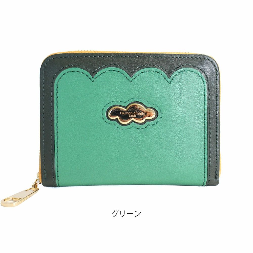 tsumori chisato CARRY スカラップコンビ 二つ折財布 | TOZAI NANBOKUYA