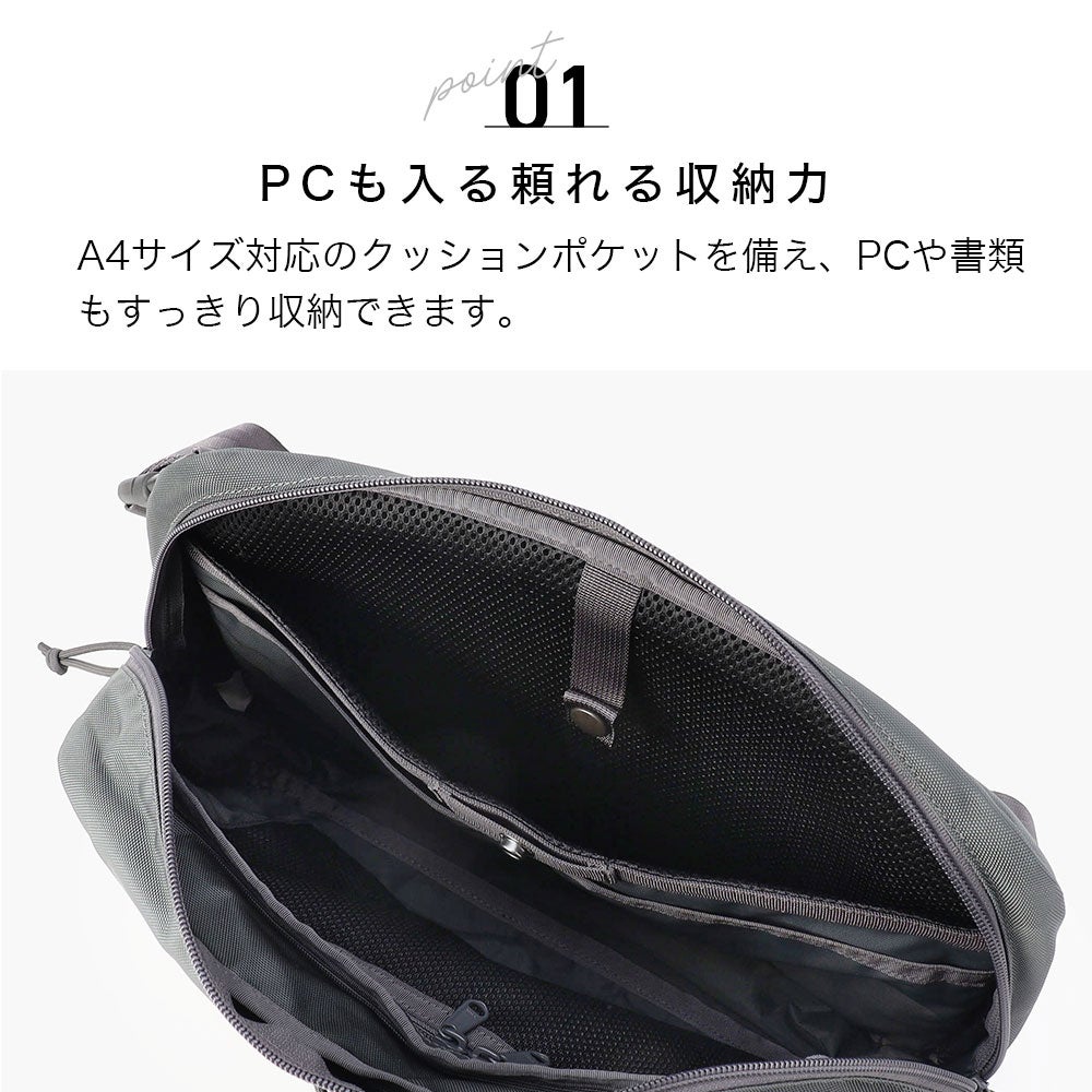 BRIEFING BS BOX SHOULDER M AG ショルダーバッグ | TOZAI NANBOKUYA