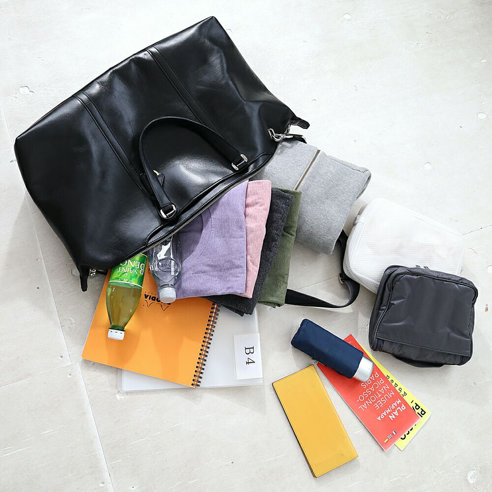 タイムセール15%OFF】aniary アンティークレザー ボストンバッグ