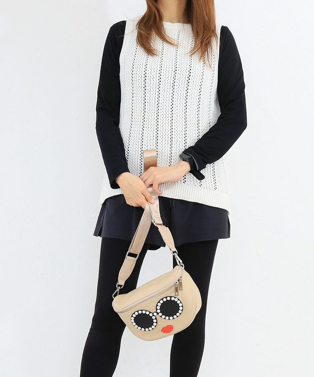 a-jolie パールサングラス ボディバッグ | TOZAI NANBOKUYA