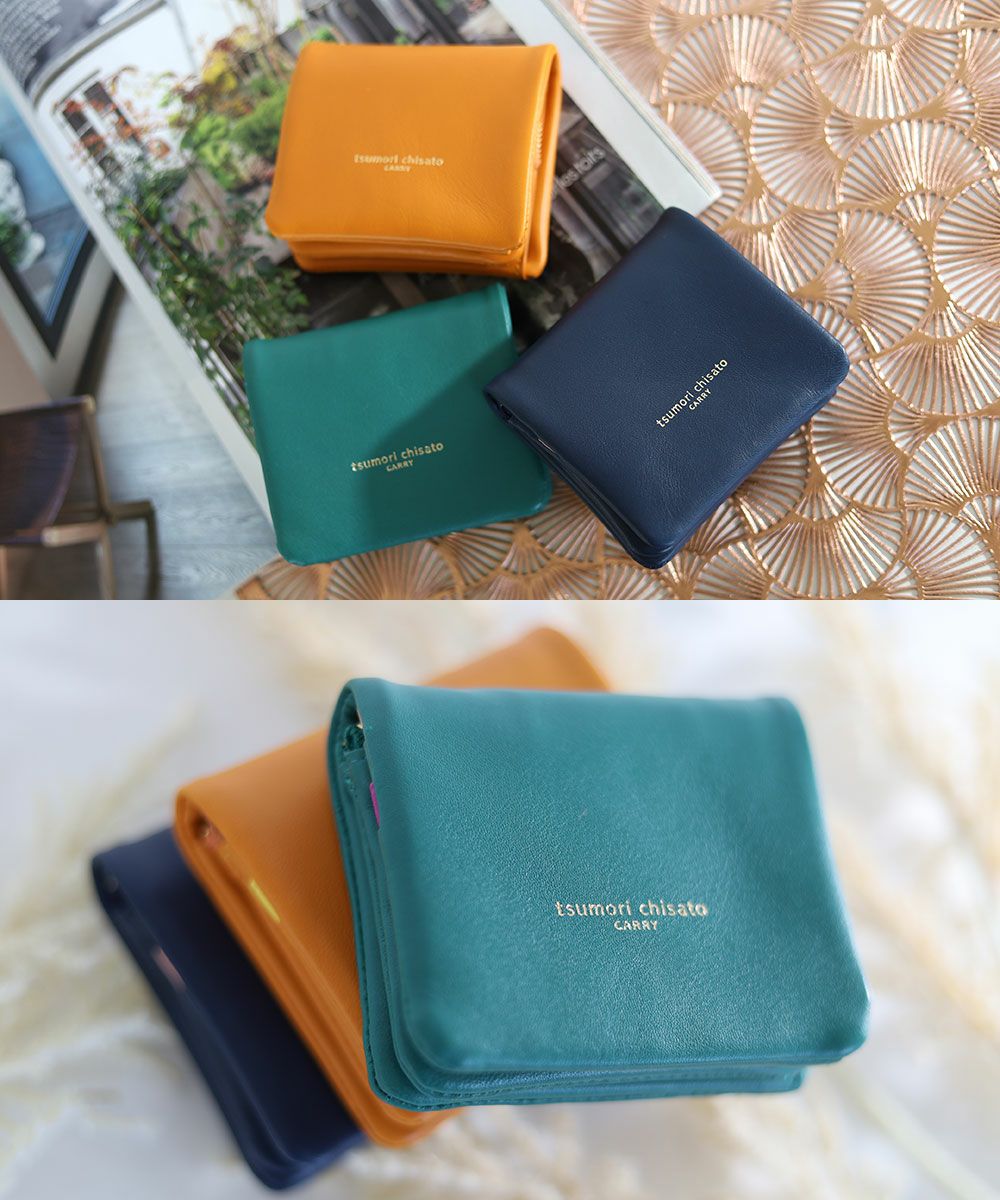 tsumori chisato CARRY ソフトラム 二つ折り財布 | TOZAI NANBOKUYA