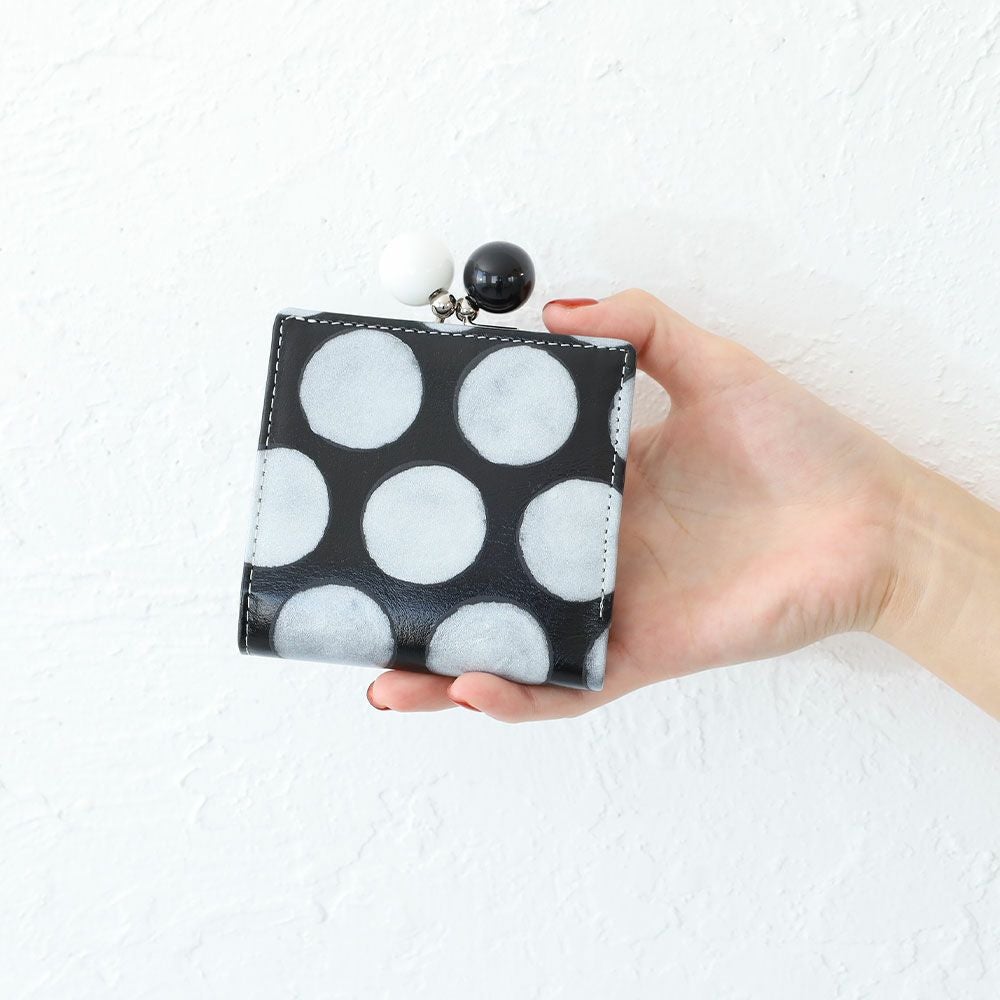 tsumori chisato CARRY フルムーンドット がま口二つ折り財布 | TOZAI