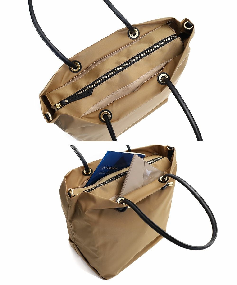 VIOLAd'ORO ノットハンドルナイロン トートバッグ k-sale | TOZAI