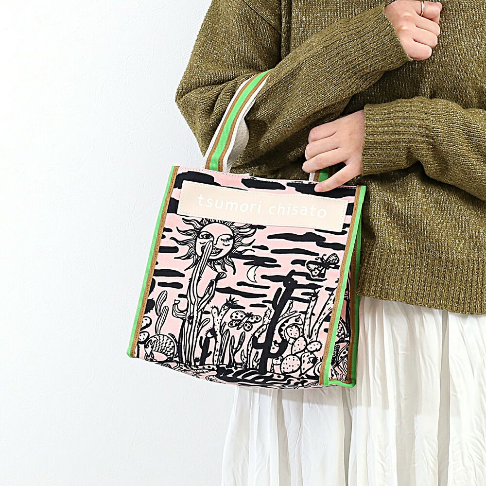 tsumori chisato CARRY サボテンと太陽 トートバッグ | TOZAI NANBOKUYA