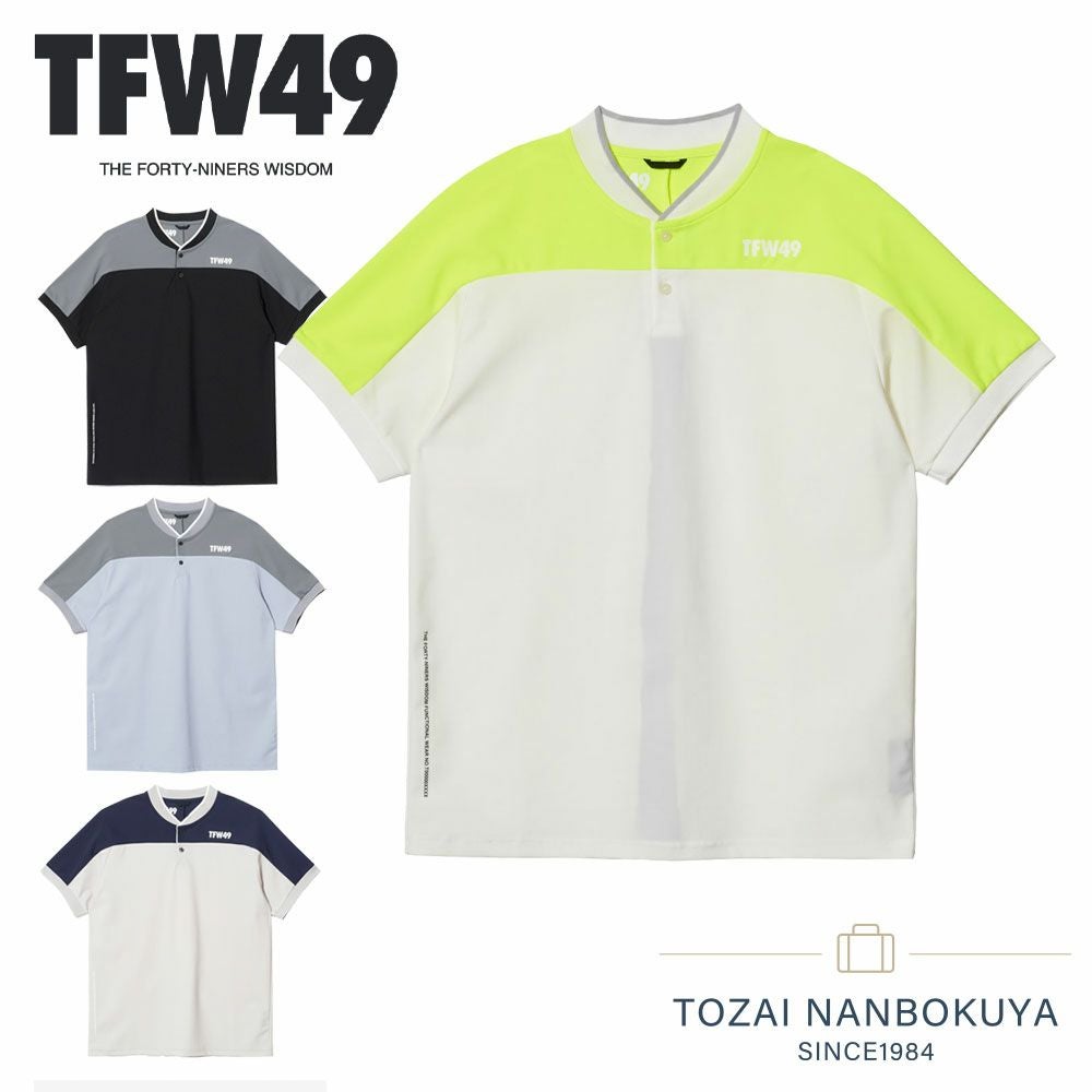 TFW49 SIDE MESH COLLARLESS POLO ポロシャツ | TOZAI NANBOKUYA