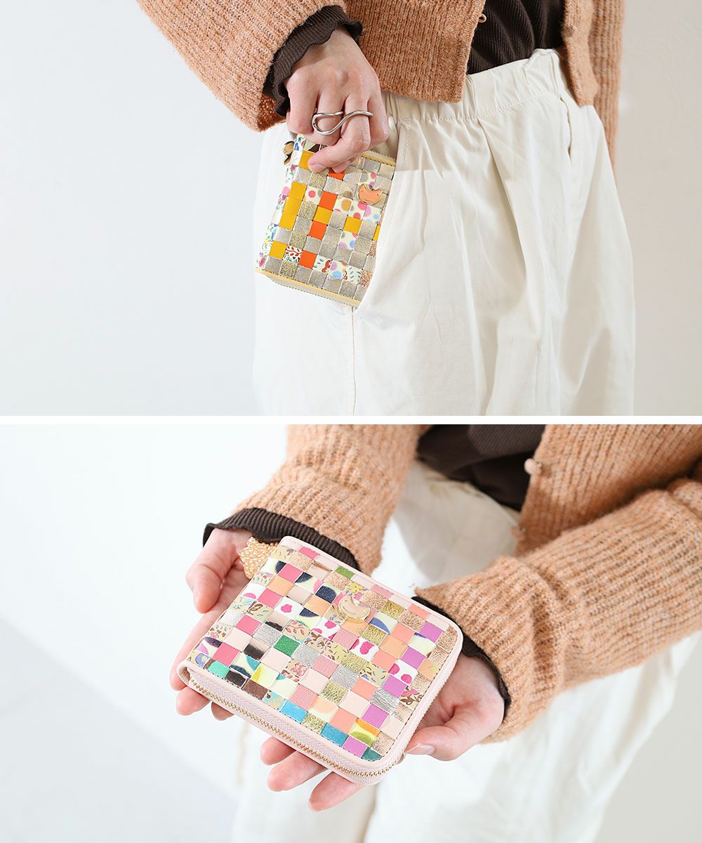 tsumori chisato CARRY エポネコメッシュ 二つ折り財布 | TOZAI NANBOKUYA