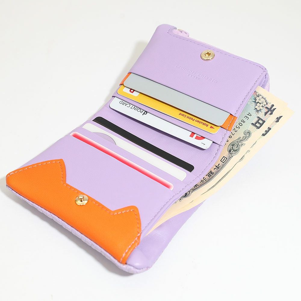 tsumori chisato CARRY エポネコメッシュ 二つ折り財布 | TOZAI NANBOKUYA