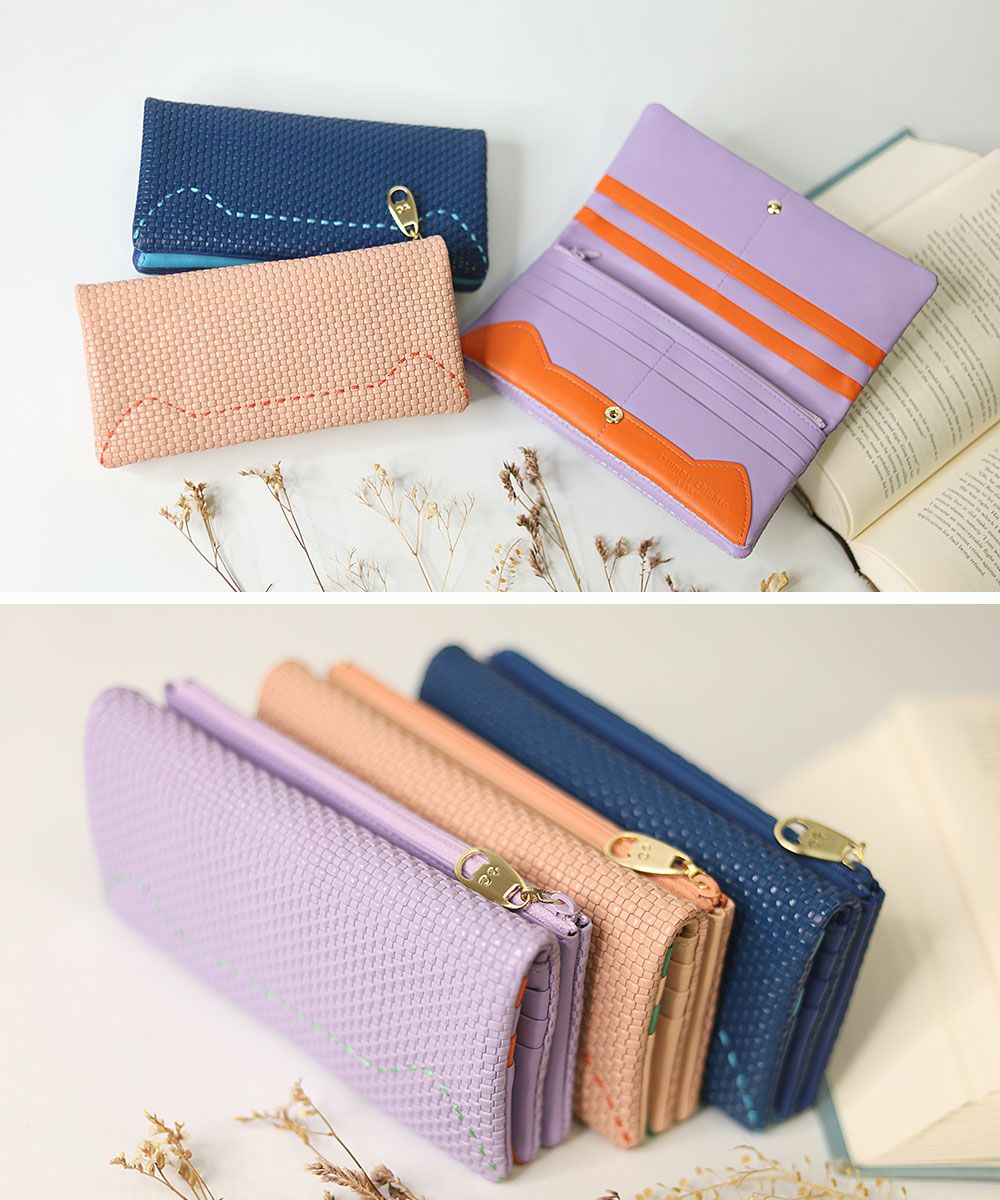 ★未使用品　お財布★断捨離 財布・バッグブランド、MURAが【ゴムが叶える収納革命】小さめ長財布