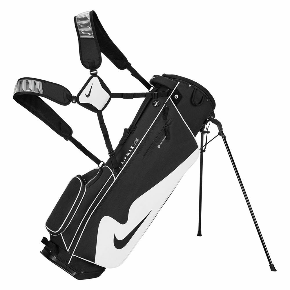 Nike Golf キャディバッグ 黒 光沢仕上げ 日本未販売 新作NIKE GOLF Sport LiteスタンドバッグBlack/White (Nike