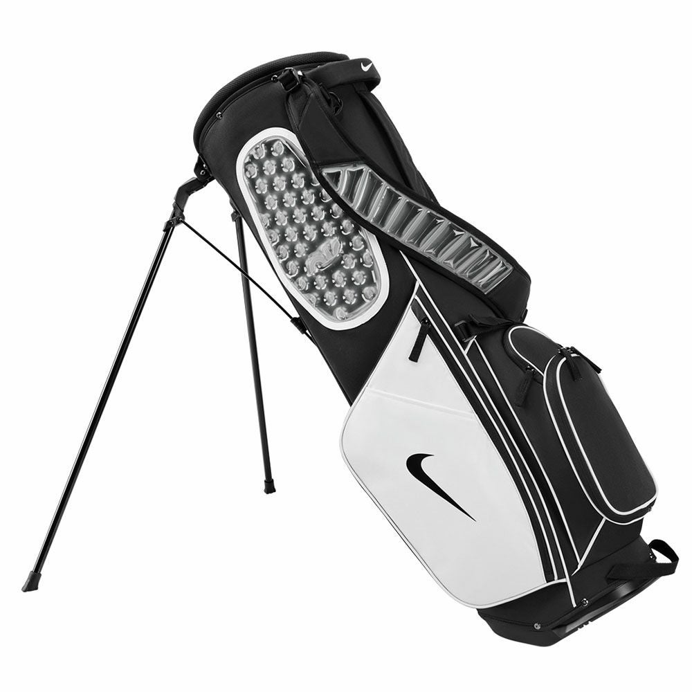 Nike キャディバッグ 黒/白 ストライプデザイン NIKE（ナイキ） キャディバッグ gf3018 ユニセックス アウトドア 軽量