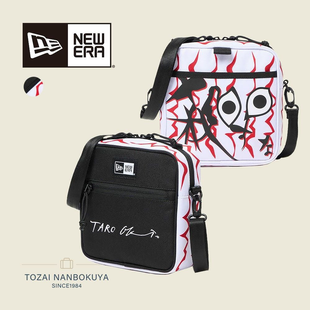 岡本太郎 グッズ ケースバック クラッチバック NEW ERA スクエア ショルダーポーチ TARO OKAMOTO 岡本太郎 | TOZAI