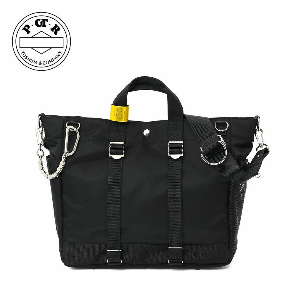 PORTER トライブ　2way パッセンジャー　トートバッグ　黒 POTR RIDE BLACK ピー・オー・ティー・アール ライド ブラック2WAY