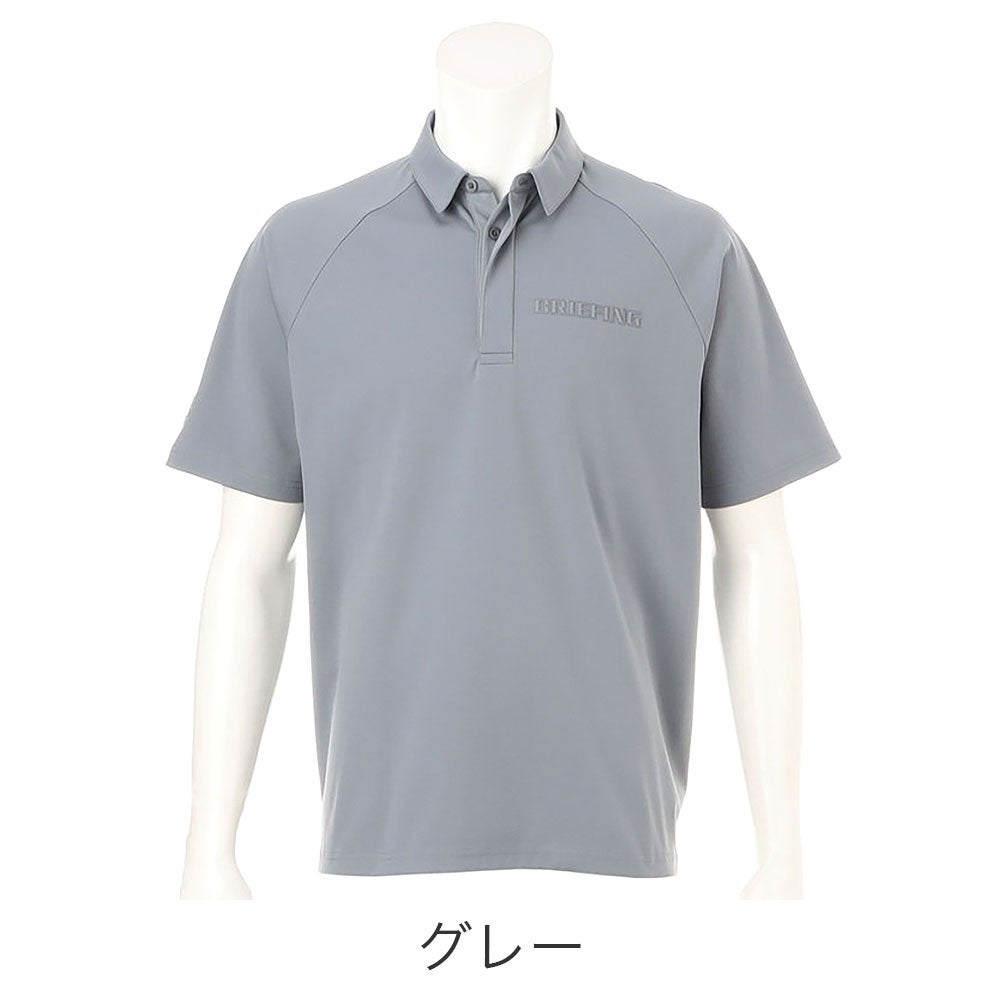 BRIEFING GOLF URBAN ATHLETE MEN'S STITCHED 3D LOGO SHIRT