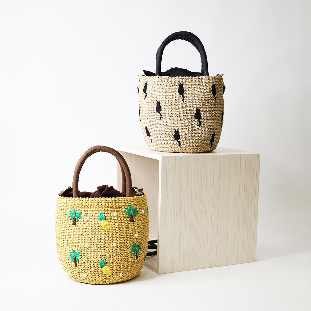 【新品未使用タグ付き】 アジョリーカゴバッグ　フランスver a-jolie カゴバッグ | TOZAI NANBOKUYA
