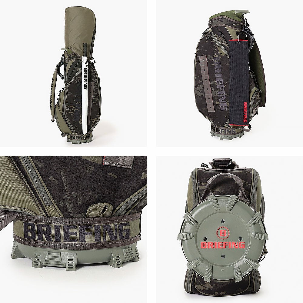 BRIEFING GOLF CR-5 #04 CAMO COMBI カート式キャディバッグ | TOZAI