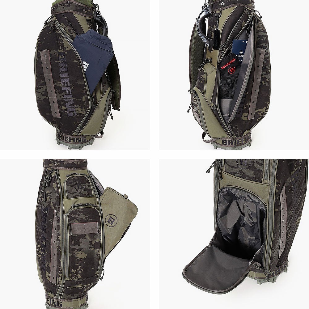 BRIEFING GOLF CR-5 #04 CAMO COMBI カート式キャディバッグ | TOZAI