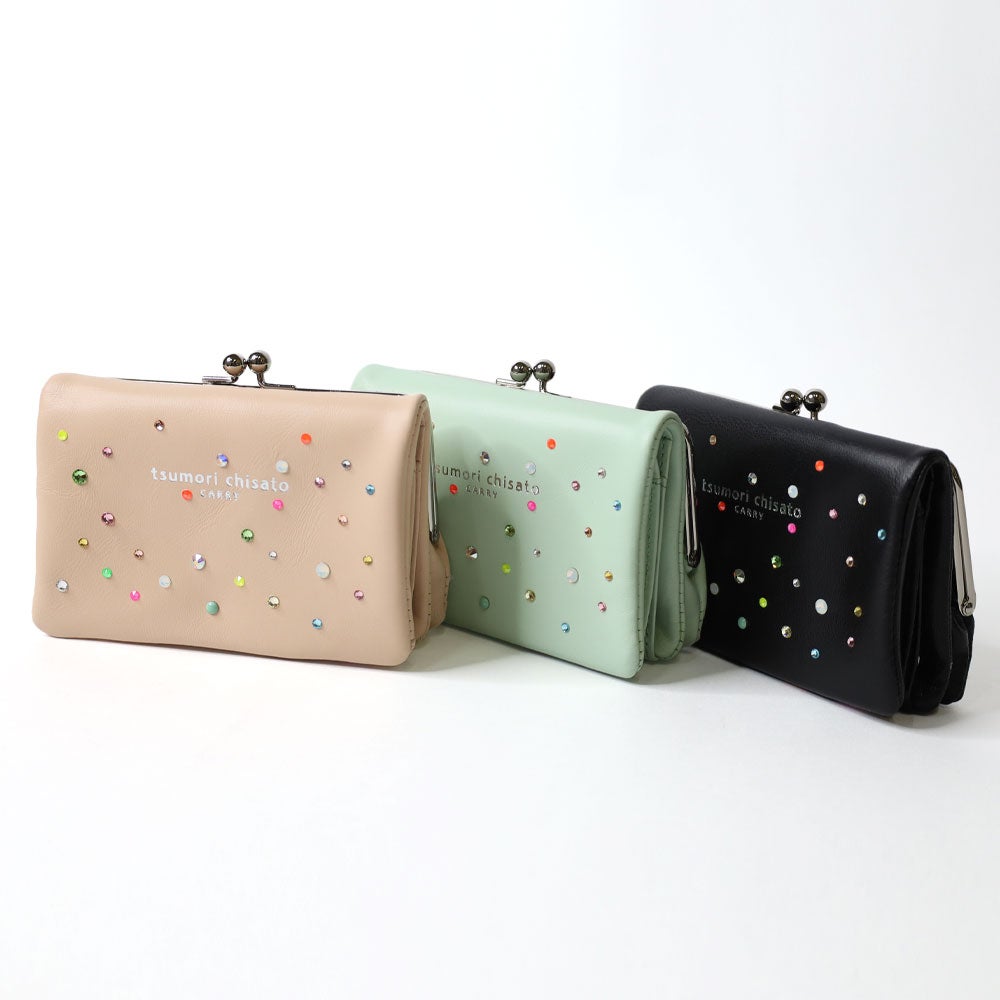 きらきら星☆　がま口お財布 キラメッシュ 2つ折り財布 がま口 ミニ財布 / tsumori chisato CARRY