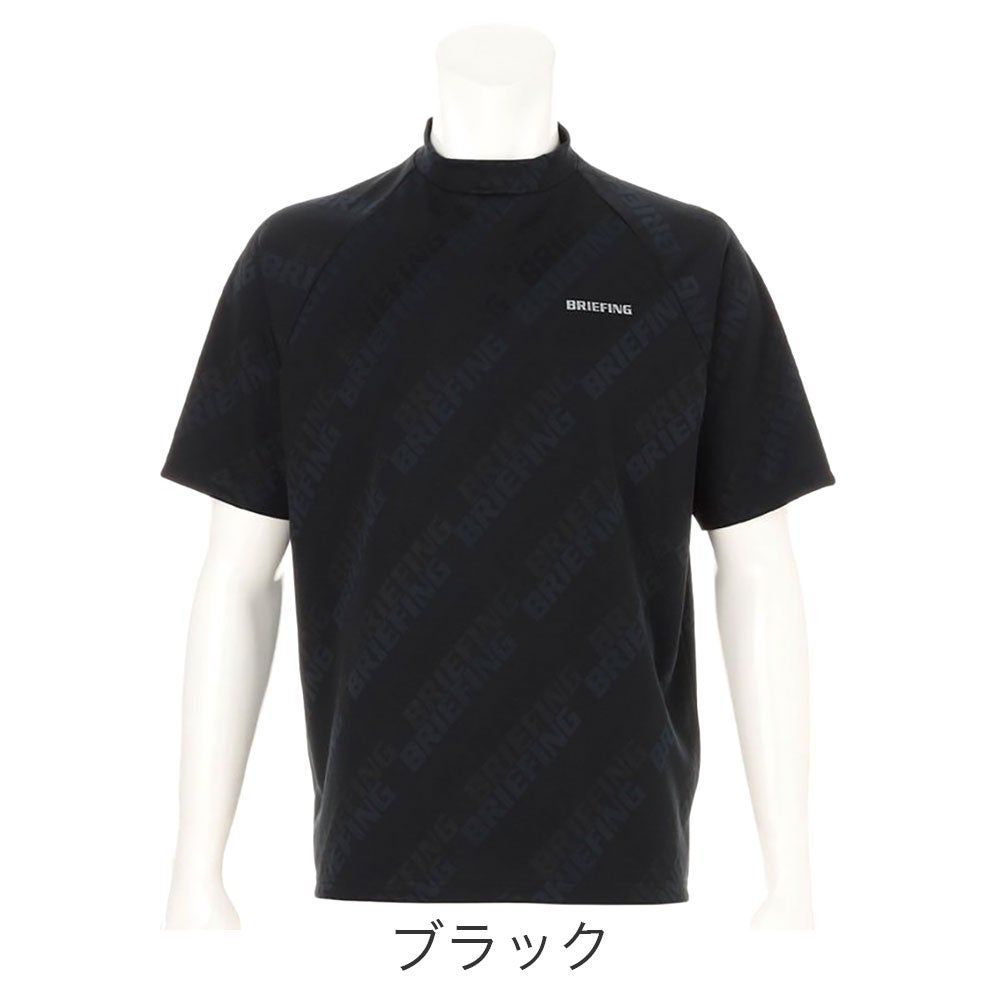 BRIEFING GOLFMEN'S SHADOW LOGO JQ HIGHNECK （リラックスフィット