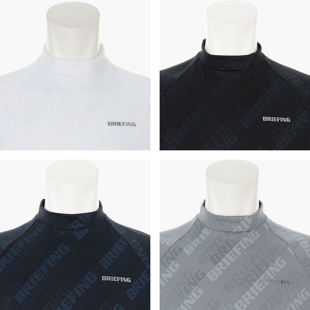 BRIEFING GOLFMEN'S SHADOW LOGO JQ HIGHNECK （リラックスフィット