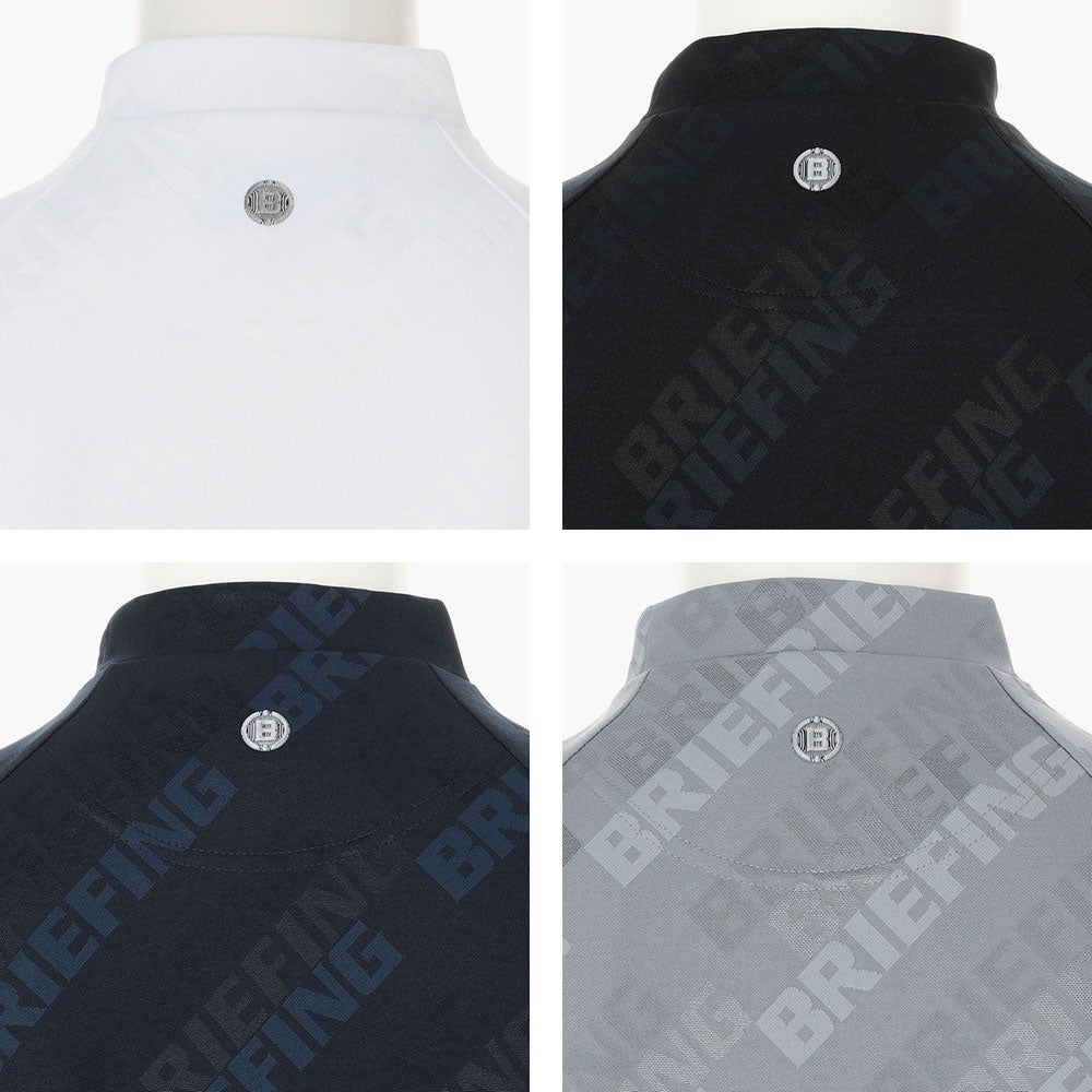 BRIEFING GOLFMEN'S SHADOW LOGO JQ HIGHNECK （リラックスフィット