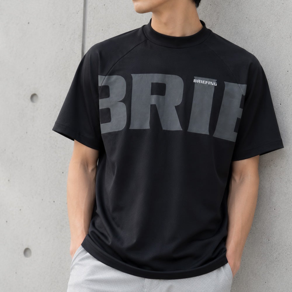 BRIEFING GOLF メンズ ハイネックTシャツ リラックスフィット | TOZAI
