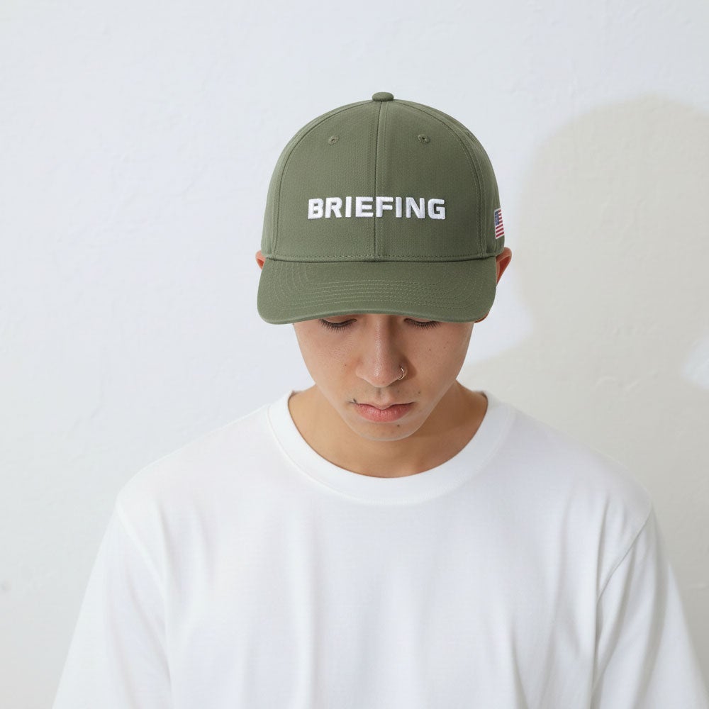 BRIEFING GOLF MEN'S BASIC FLAT VISOR CAP | TOZAI NANBOKUYA
