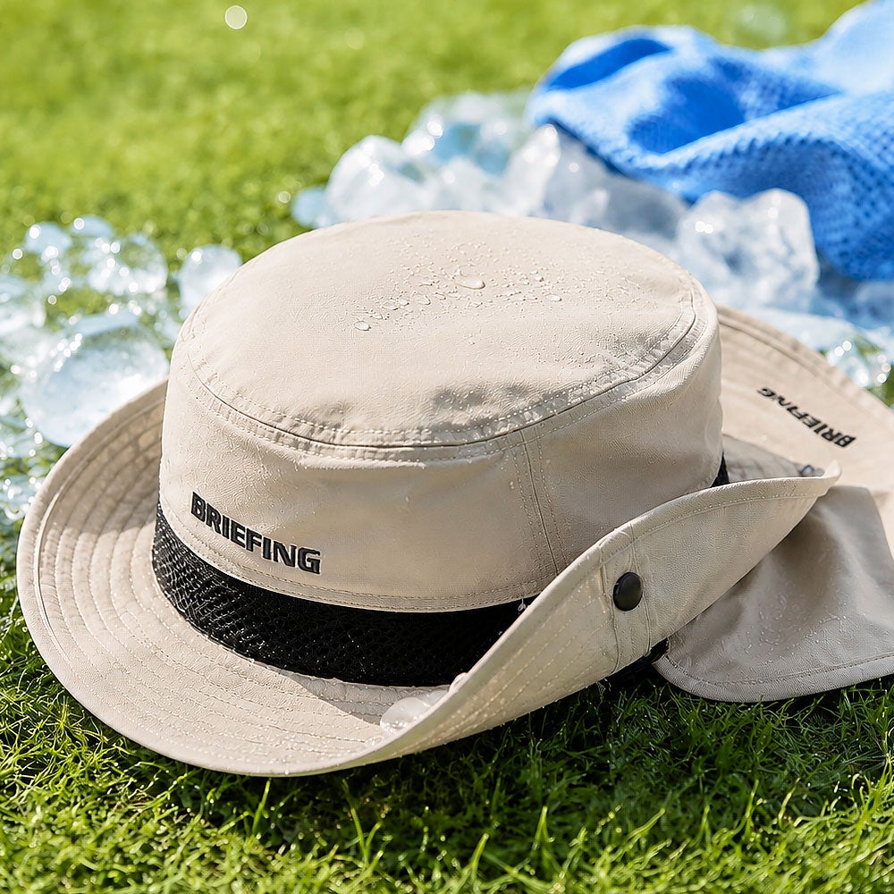 BRIEFING GOLF MENS COOLCORE SUNGUARD MESH HAT | TOZAI NANBOKUYA