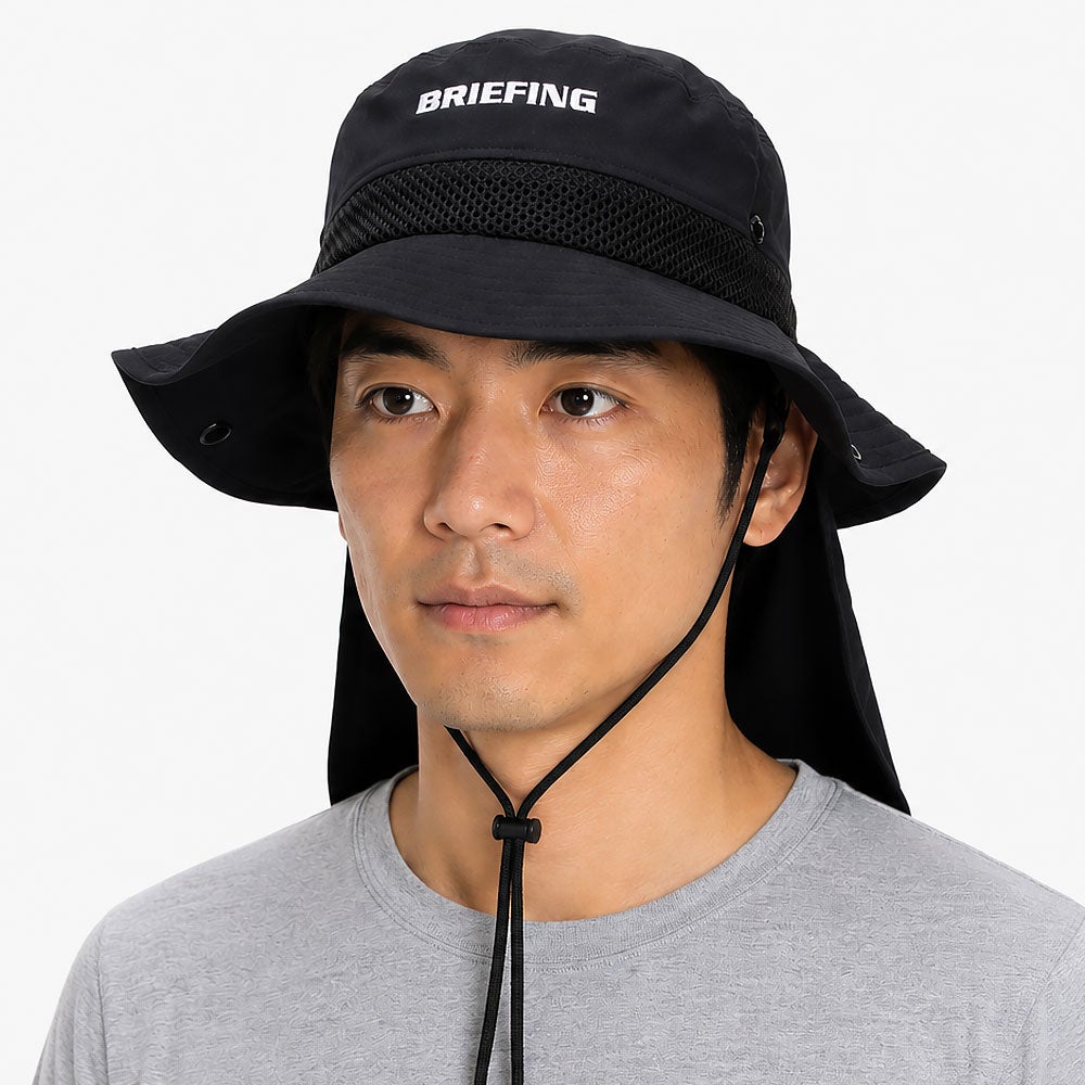 BRIEFING GOLF MENS COOLCORE SUNGUARD MESH HAT | TOZAI NANBOKUYA