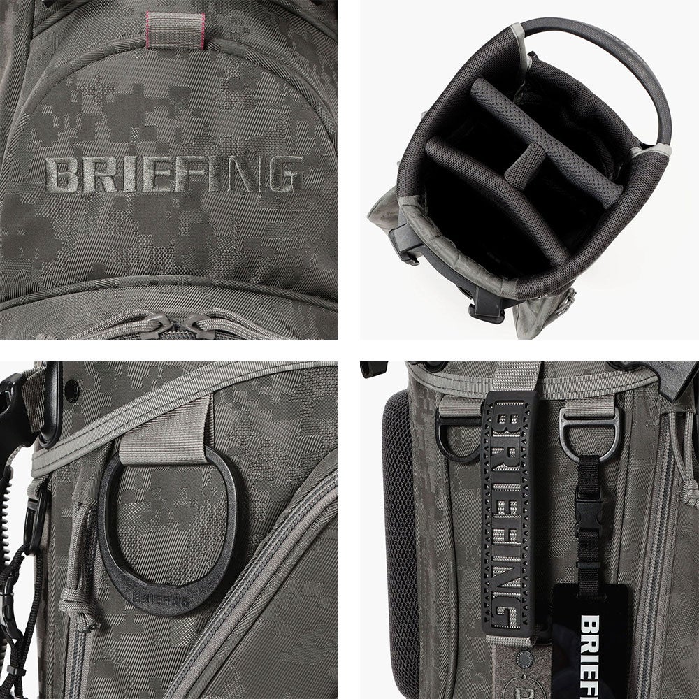 BRIEFING GOLF CR-4 #04 DIGITAL CAMO JQ スタンド式キャディバッグ