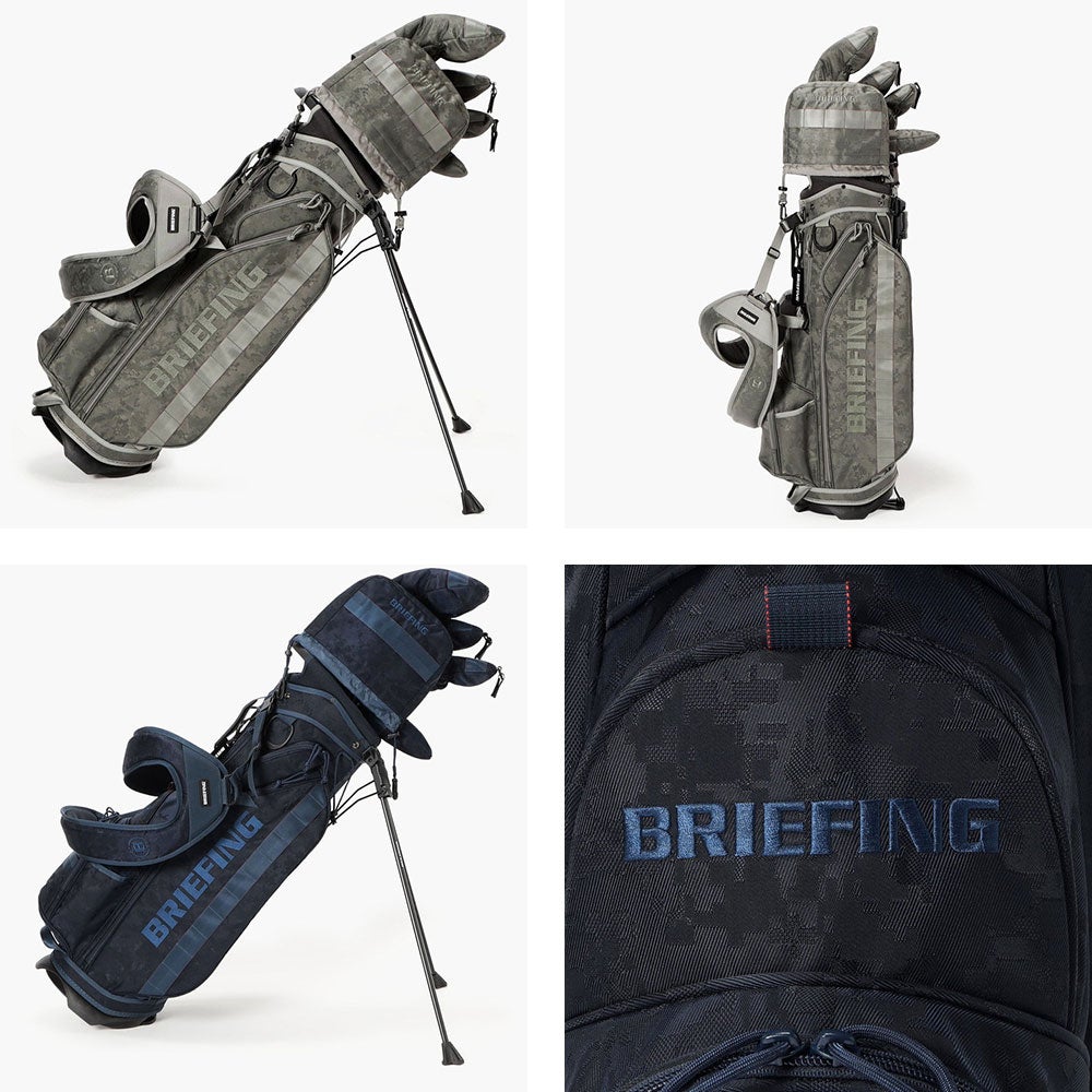 BRIEFING CR-4 キャディーバック NAVYDIGITALCAMO BRIEFING GOLF CR-4 #04 DIGITAL CAMO JQ スタンド式キャディバッグ