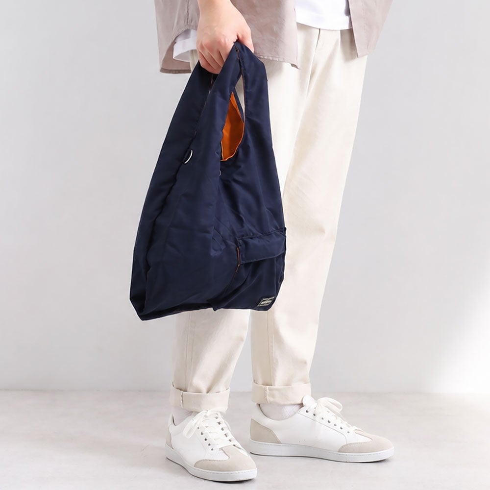 【PORTER ポーター Bagger CVS ネイビー】エコバッグ PORTER ポーター バガー CVSバッグ 865-15216 吉田カバン | TOZAI