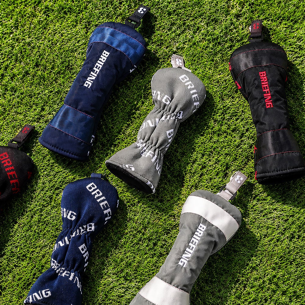 BRIEFING GOLF LOGO KNIT ヘッドカバー | TOZAI NANBOKUYA